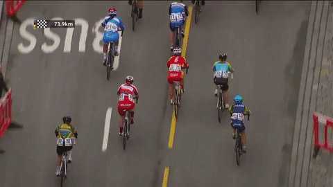 Gif un peloton de vélo